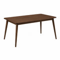 Table rectangulaire en bois noyer 140x80x75 cm